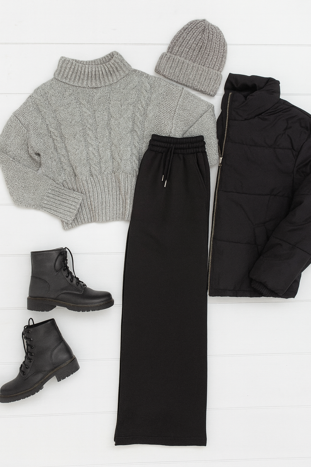 PreOrder | The Jenna - Comfy Wide Leg Fleece Sweatpants
